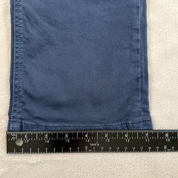 Paige Jeans Mens Size 31 Navy Federal Slim Straight - Picture 7 of 16